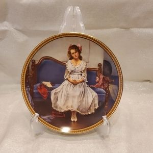 1983 Knowles  "Waiting at the Dance"  Norman Rockwell plate